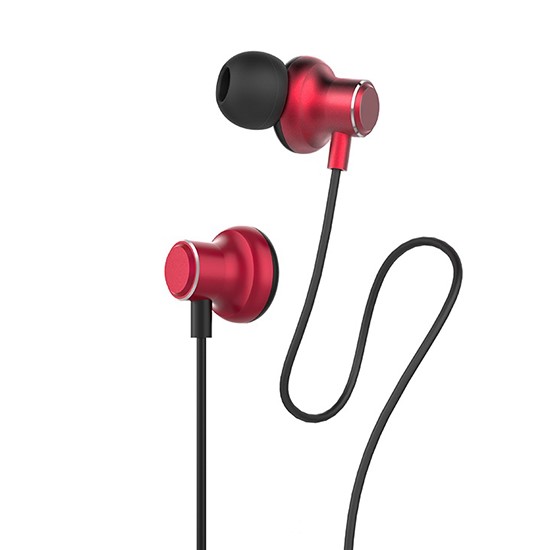 Hoco Magic Sound Wired Earphones with Mic M44 Red Best price