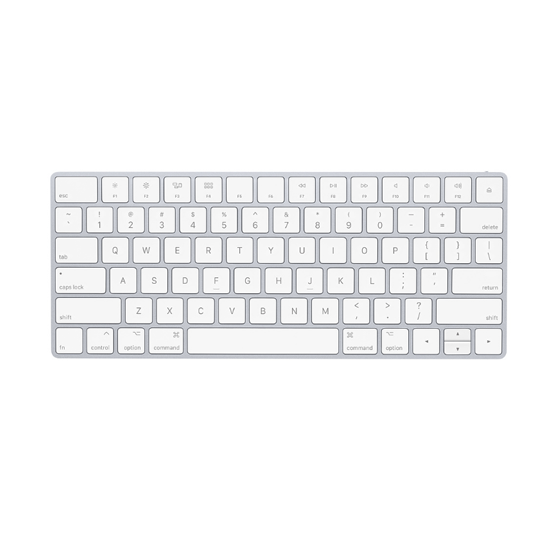 Apple Magic Keyboard with Numeric Keypad (Wireless, Rechargable) - authentic Sil