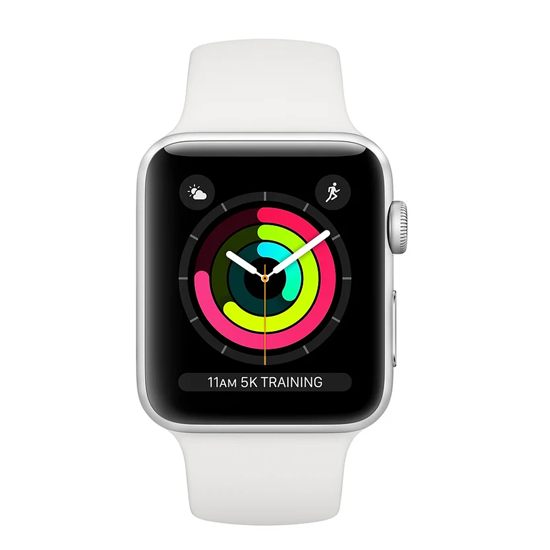 Apple Watch Series 3 MTF22 42mm Silver Aluminum Case With White Sport Band Best price installments and delivery Zoommer