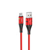 Hoco Shadow Charging Data Cable Micro U93 Red