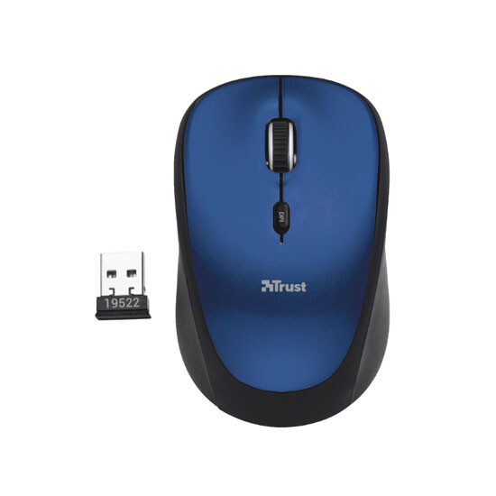 Trust Yvi Wireless Mouse Blue - Best price, installments and delivery ...