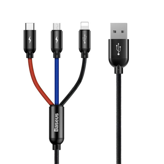 Cabo USB-A a Micro USB Baseus Superior 2A CAMYS-01 - Black 1 metro