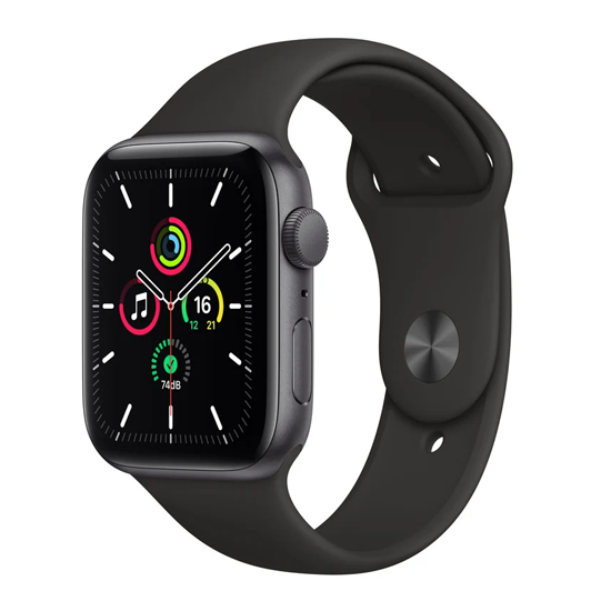 Refurbished Apple Watch SE GPS + Cellular, 40mm Midnight Aluminum Case with  S/M Midnight Sport Band - Apple