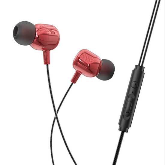 Hoco String Wired Earphones With Mic M87 Red Flame Best price