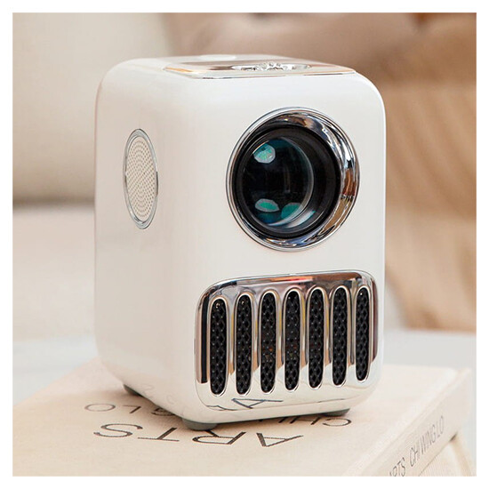 Wanbo Projector Floor Tripod White, 360 Angle Viewing Universal Adjustment, Foldable Outdoor Stand, up to 1.7m Height